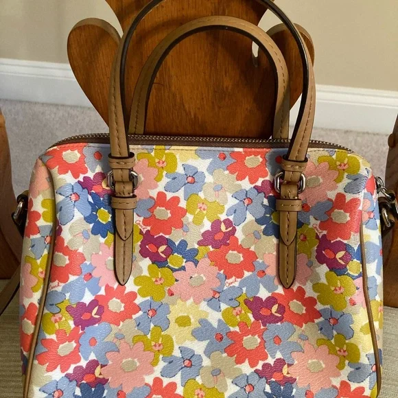 Coach Floral Women's Bag - Multicolor - Picture 3 of 9